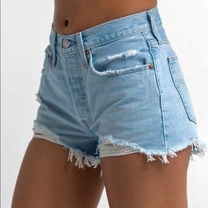 Levi’s 501 Highrise Denim Shorts